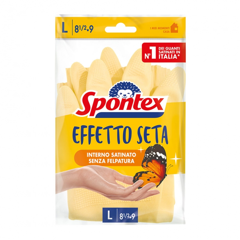 GUANTI SPONTEX EFFETTO SETA L 